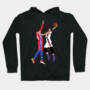 Spencer Dinwiddie Dunk on Tobias Harris Hoodie